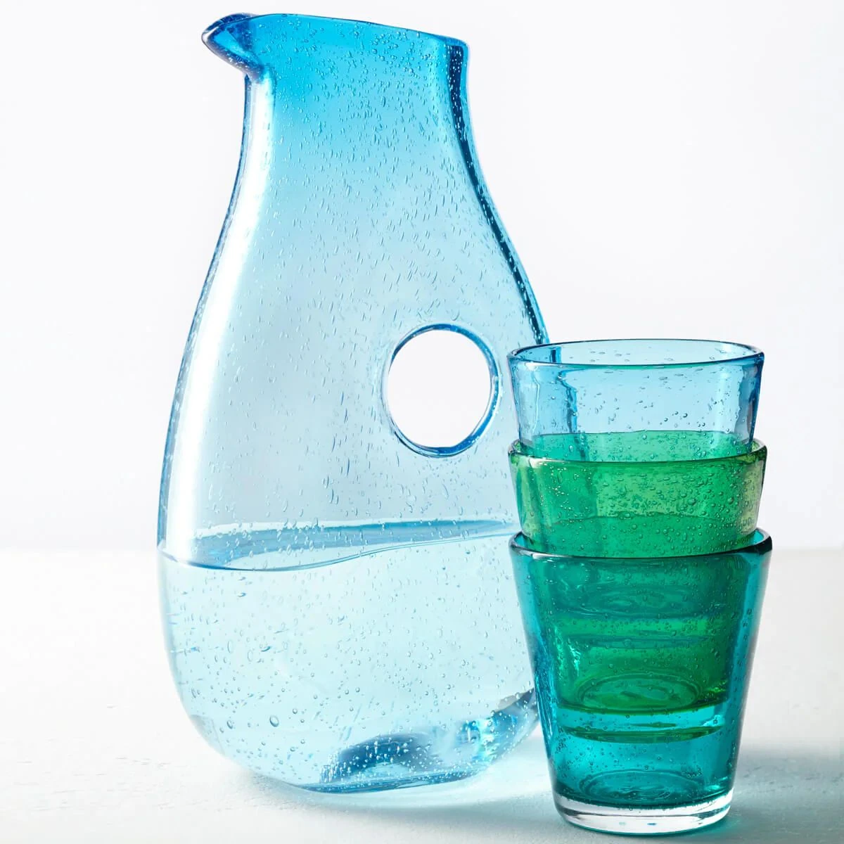 Leonardo Waterglas Burano Blauw - 330 Ml 4 Leonardo Waterglas Burano Blauw - 330 Ml - Afbeelding 2