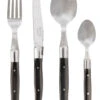 Jay Hill Bestekset Laguiole - Zwart - 24 Delig / 6 Personen