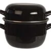Cosy & Trendy Mosselpan - Zwart - ø 20 Cm / 3.3 Liter -Keukenbenodigdheden Winkel 116992