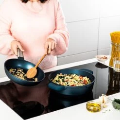 Westinghouse Pannenset Performance - Blauw - 8 Pannen - Complete Pannenset - Inductie En Alle Andere Warmtebronnen -Keukenbenodigdheden Winkel 1200x1200 106