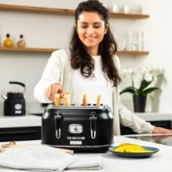 Westinghouse Retro Waterkoker + Broodrooster 4 Sleuven + Staafmixer - Zwart 19 Westinghouse Retro Waterkoker + Broodrooster 4 Sleuven + Staafmixer - Zwart -Keukenbenodigdheden Winkel 1200x1200 189