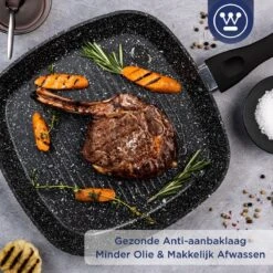 Westinghouse Pannenset Black Marble (Grillpan 28 Cm + Wokpan ø 30 Cm) - Inductie En Alle Andere Warmtebronnen -Keukenbenodigdheden Winkel 1200x1200 79