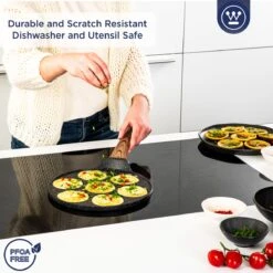 Westinghouse Pannenkoekpannenset Marble Wood - ø 26 En 28 Cm - Inductie En Alle Andere Warmtebronnen -Keukenbenodigdheden Winkel 1200x1200 92