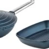 Westinghouse Pannenset Performance (Wokpan + Grillpan) ø 28 Cm - Blauw - Inductie En Alle Andere Warmtebronnen -Keukenbenodigdheden Winkel 1200x466