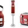 Westinghouse Retro Waterkoker + Broodrooster 4 Sleuven + Staafmixer - Rood 1 Westinghouse Retro Waterkoker + Broodrooster 4 Sleuven + Staafmixer - Rood -Keukenbenodigdheden Winkel 1200x706 1