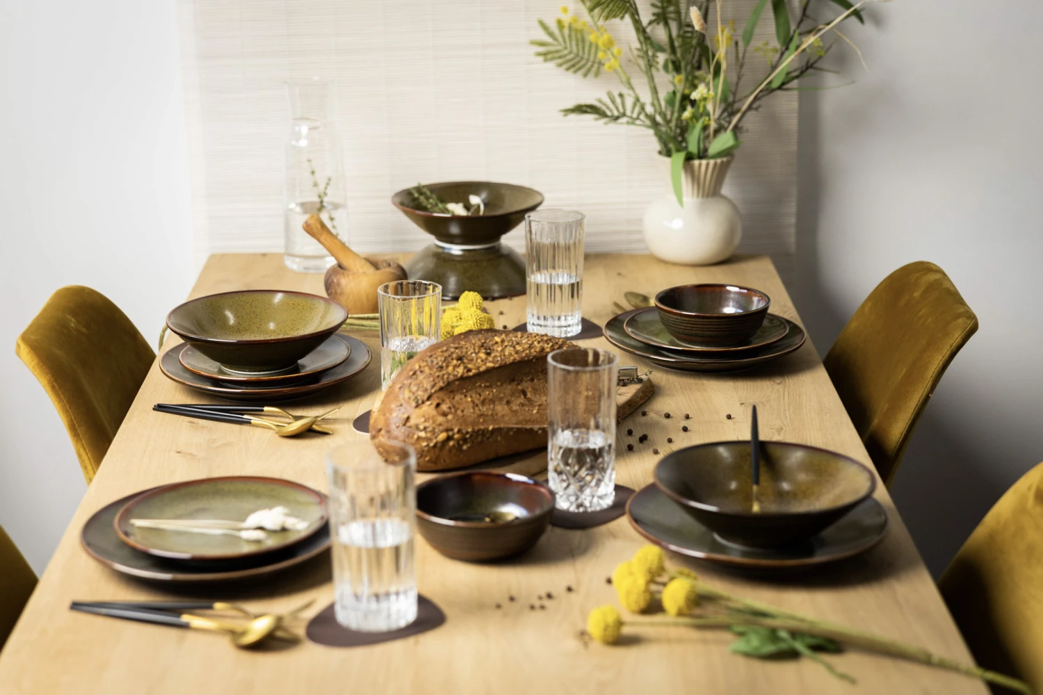 Jay Hill Serviesset Baltra - 16-delig / 4 Personen - Bruin 5 Jay Hill Serviesset Baltra - 16-delig / 4 Personen - Bruin - Afbeelding 3