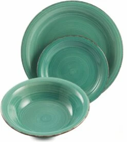 Villa D'Este Serviesset Baita - Colori Caldi - 18-delig / 6 Personen -Keukenbenodigdheden Winkel 2171740 e