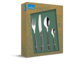 Amefa Bestekset Eclat - Leigrijs - 24-delig / 6 Personen 14 Amefa Bestekset Eclat - Leigrijs - 24-delig / 6 Personen -Keukenbenodigdheden Winkel 2294SLTR42C71 4