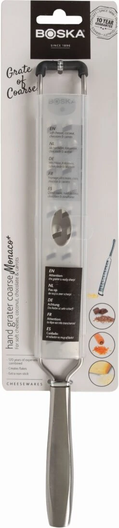 Boska Rasp Grof Monaco+ 9 Boska Rasp Grof Monaco+ -Keukenbenodigdheden Winkel 307110 handgrater coarse monaco