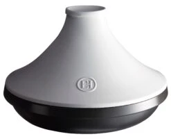 Emile Henry Tajine Delight - Zwart / Wit - Inductie - ø 33.5 Cm / 4 Liter