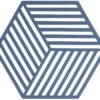 Zone Denmark Pannenonderzetter Hexagon - Denim - 16 X 14 Cm -Keukenbenodigdheden Winkel 330340 high