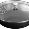 Staub Wokpan - Zwart - ø 30 Cm / 4.4 Liter - Geëmailleerde Anti-aanbaklaag -Keukenbenodigdheden Winkel 40501 470 5 1