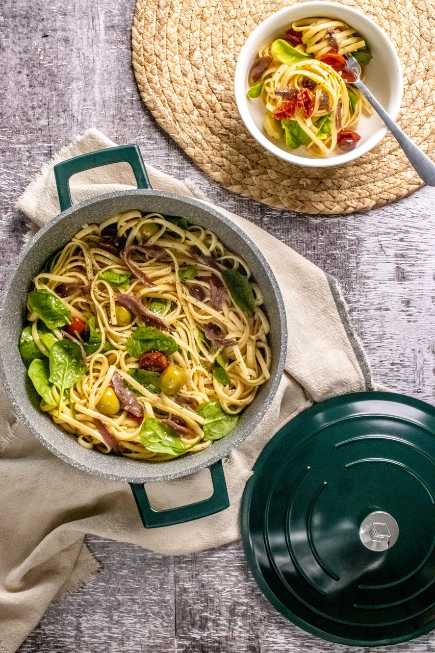 MasterClass Braadpan - Hunter Green - ø 20 Cm / 2.5 Liter - Standaard Anti-aanbaklaag 5 MasterClass Braadpan - Hunter Green - ø 20 Cm / 2.5 Liter - Standaard Anti-aanbaklaag - Afbeelding 3