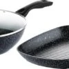 Westinghouse Pannenset Black Marble (Grillpan 28 Cm + Wokpan ø 30 Cm) - Inductie En Alle Andere Warmtebronnen -Keukenbenodigdheden Winkel 550x189