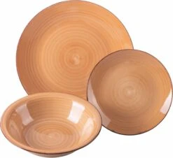 Villa D'Este Serviesset Baita - Chocolate - 18-delig / 6 Personen -Keukenbenodigdheden Winkel 5911819 d