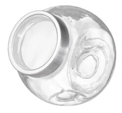 Sareva Voorraadpot / Snoeppot - Glas / RVS Deksel - 2.2 Liter -Keukenbenodigdheden Winkel 7061118446343 1 1