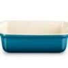 Le Creuset Ovenschaal Heritage - Deap Teal - 19 X 14 Cm / 1.1 Liter 2 Le Creuset Ovenschaal Heritage - Deap Teal - 19 X 14 Cm / 1.1 Liter -Keukenbenodigdheden Winkel 71102196420001