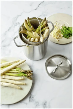 Demeyere Aspergepan / Pastapan Specialties 3 - ø 16 Cm / 4.5 Liter -Keukenbenodigdheden Winkel 750065453