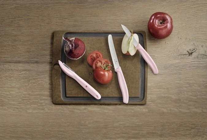 Victorinox Messenset Swiss Classic - Lichtroze - 3-delig 6 Victorinox Messenset Swiss Classic - Lichtroze - 3-delig - Afbeelding 4