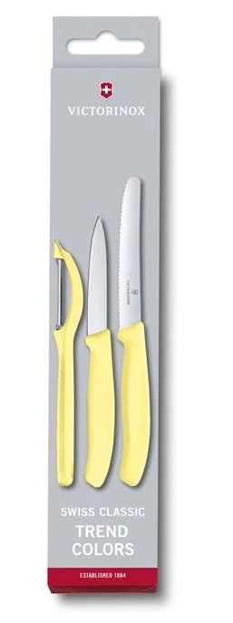 Victorinox Messenset Swiss Classic - Geel - 3-delig 4 Victorinox Messenset Swiss Classic - Geel - 3-delig - Afbeelding 2