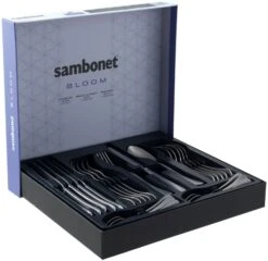 Sambonet Bestekset Bloom - Antique RVS - Monoblock - 24 Delig / 6 Personen 8 Sambonet Bestekset Bloom - Antique RVS - Monoblock - 24 Delig / 6 Personen -Keukenbenodigdheden Winkel 8014808499012 3