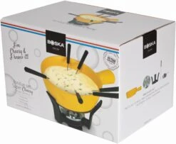 Boska Fondueset Cheesy - 6 Personen - Geel/zwart - 1.3 Liter 11 Boska Fondueset Cheesy - 6 Personen - Geel/zwart - 1.3 Liter -Keukenbenodigdheden Winkel 853512 fondue cheesy 1