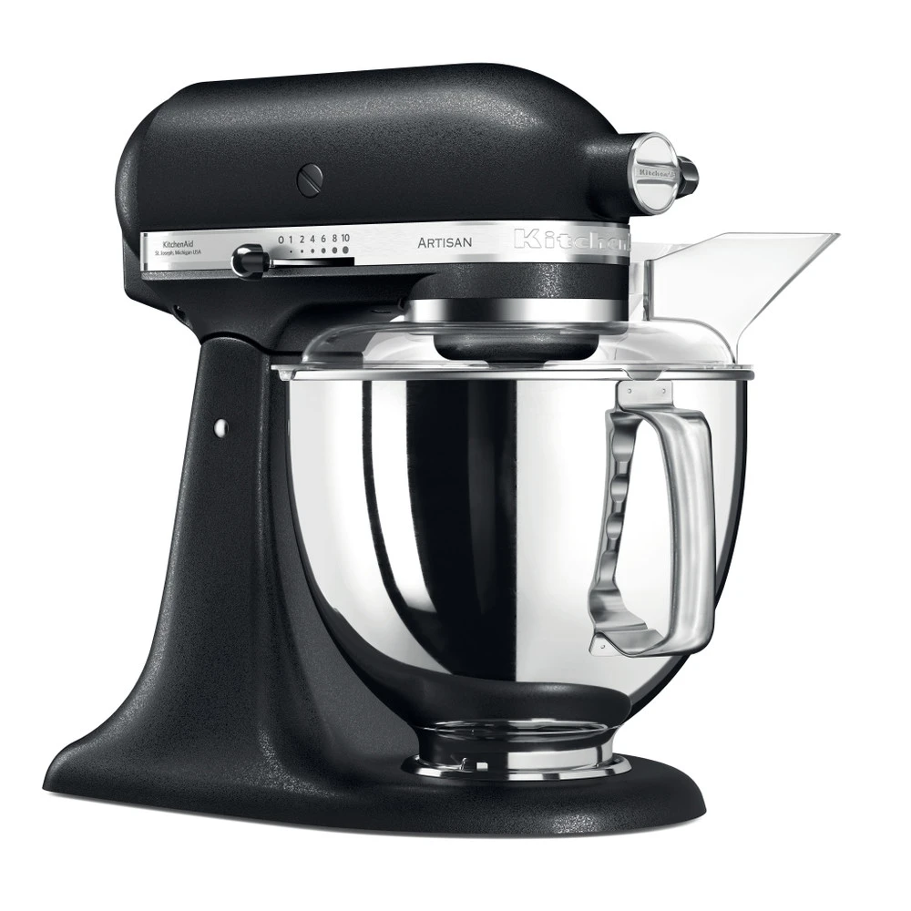 KitchenAid Keukenmachine Artisan - Kantelbare Kop - Vulkaanzwart - 4.8 Liter - 5KSM175PSEBK 5 KitchenAid Keukenmachine Artisan - Kantelbare Kop - Vulkaanzwart - 4.8 Liter - 5KSM175PSEBK - Afbeelding 3