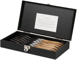 Jay Hill Steakbestek Laguiole - Olijfhout - 12 Delige Set -Keukenbenodigdheden Winkel 8720364450892 1 1