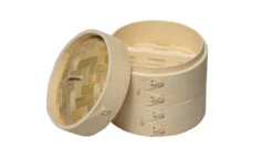 Sareva Stoommandje - Bamboe - 2-laags - ø 15 Cm -Keukenbenodigdheden Winkel 8720364451059 3