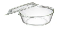 Sareva Ovenschaal Met Deksel - Hittebestendig Glas - ø 21.5 Cm / 2 Liter -Keukenbenodigdheden Winkel 8720364451905 1