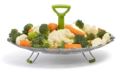 Sareva Stoommandje - RVS - Verstelbaar Van ø 17 - 27 Cm -Keukenbenodigdheden Winkel 8720364454647 1