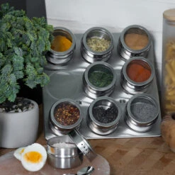 Blackwell Kruidenpotjes Magnetisch - Inclusief 9 Potjes - RVS 11 Blackwell Kruidenpotjes Magnetisch - Inclusief 9 Potjes - RVS -Keukenbenodigdheden Winkel 8720364455576 6
