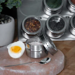 Blackwell Kruidenpotjes Magnetisch - Inclusief 9 Potjes - RVS 10 Blackwell Kruidenpotjes Magnetisch - Inclusief 9 Potjes - RVS -Keukenbenodigdheden Winkel 8720364455576 7