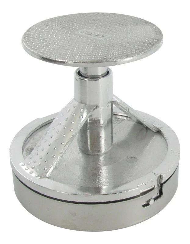 Hamburgerpers - Aluminium / RVS - ø 11 Cm 3 Hamburgerpers - Aluminium / RVS - ø 11 Cm