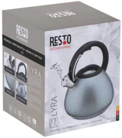 Resto Kitchenware Fluitketel Lyra - Zilver - 2.7 Liter 13 Resto Kitchenware Fluitketel Lyra - Zilver - 2.7 Liter -Keukenbenodigdheden Winkel 90605.4260403577325.ver09