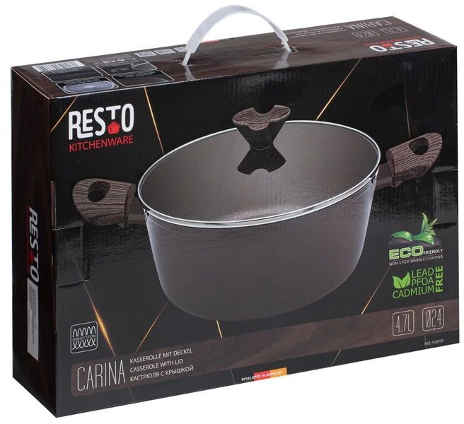 Resto Kitchenware Kookpan Carina - ø 24 Cm / 4.7 Liter - Standaard Anti-aanbaklaag 10 Resto Kitchenware Kookpan Carina - ø 24 Cm / 4.7 Liter - Standaard Anti-aanbaklaag - Afbeelding 8