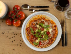 Jay Hill Pizzaborden Speckle White - ø 32 Cm - 4 Stuks -Keukenbenodigdheden Winkel AR7A5892