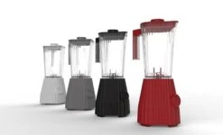 Alessi Blender Plissé - 5 Snelheden + Turbostand - Grijs - Michele De Lucchi - 1.5 Liter - MDL09 G 8 Alessi Blender Plissé - 5 Snelheden + Turbostand - Grijs - Michele De Lucchi - 1.5 Liter - MDL09 G -Keukenbenodigdheden Winkel Alles Alessi Blendera 1