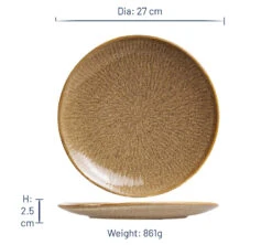 Jay Hill Serviesset Alderney - 16-delig / 4 Personen - Bruin/Geel -Keukenbenodigdheden Winkel Asset 76@2x 80 1