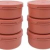 ZiiPa Pizzadeeg Doos - ø 16 Cm / 250 Gram - Terracotta - 6 Stuks -Keukenbenodigdheden Winkel CL productafbeeldingen 38