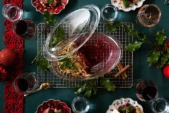 Sareva Ovenschaal Met Deksel - Hittebestendig Glas - Ovaal - 28 X 19 Cm / 4 Liter -Keukenbenodigdheden Winkel Crumble in ovenschaal en vershoudbakjes 3