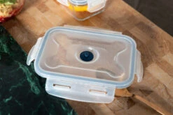 Sareva Vacuum Ovenschalen / Vershoudbakjes - Hittebestendig Glas - 8 Delige Set -Keukenbenodigdheden Winkel Crumble in ovenschaal en vershoudbakjes 5 3