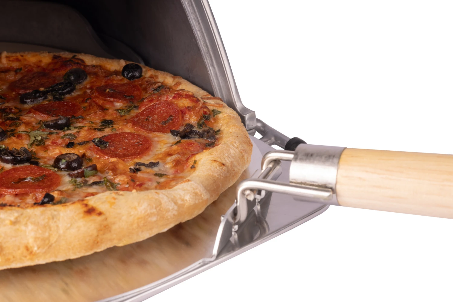 Fernus & Friends Pizza Oven - Voor Fornuis - Pure Polished Aluminium - Voor ø 26 Cm Pizza's 6 Fernus & Friends Pizza Oven - Voor Fornuis - Pure Polished Aluminium - Voor ø 26 Cm Pizza's - Afbeelding 4