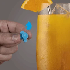 Vacu Vin Wijnglasherkenners - Gekleurd - 12 Stuks -Keukenbenodigdheden Winkel GlassMarkers PartyPeople Instructions