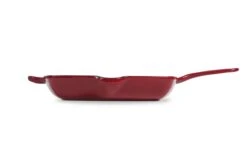 BK Grillpan Bourgogne - Chili Red - 26 X 26 Cm - Geëmailleerde Anti-aanbaklaag -Keukenbenodigdheden Winkel H6072 946 BOUR PD HR 300dpi 8bba