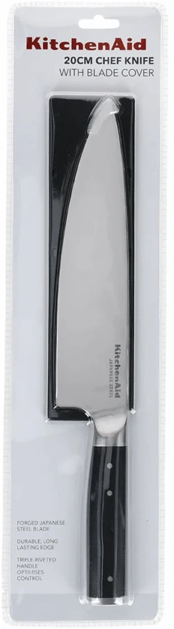 KitchenAid Koksmes Gourmet 20 Cm + Gratis Mesbeschermer -Keukenbenodigdheden Winkel KitchenAid Koksmes Gourmet 20 cm gratis mesbeschermer 5