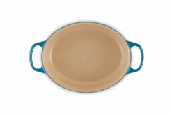 Le Creuset Braadpan Signature - Ovaal - Deap Teal - ø 29 Cm / 4.7 Liter -Keukenbenodigdheden Winkel LC 20210125 HL PS FS 21178296422430 005