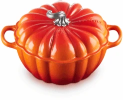 Le Creuset Braadpan Signature - Pompoen - Oranjerood - ø 24 Cm / 3.7 Liter -Keukenbenodigdheden Winkel LC 20220602 HL PS FS 21238240902430 002