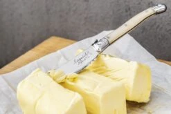 Laguiole Style De Vie Botermessen Parelmoer - 4 Stuks -Keukenbenodigdheden Winkel Laguiole botermes parelmoer gr 3