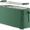 Alessi Broodrooster Plisse - Groen - 1700 W - Door Michele De Lucchi - MDL15 GR -Keukenbenodigdheden Winkel MDL15 GR 01